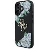 Etui GUESS Grained Roses Big 4G Logo do Apple iPhone 16 Czarny Seria telefonu iPhone
