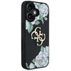 Etui GUESS Grained Roses Big 4G Logo do Apple iPhone 16 Czarny Kompatybilność Apple iPhone 16