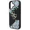 Etui GUESS Grained Roses Big 4G Logo do Apple iPhone 16 Czarny Typ Etui nakładka