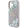 Etui GUESS Grained Roses Big 4G Logo do Apple iPhone 16 Fioletowy Typ Etui nakładka