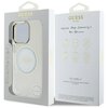 Etui GUESS IML Metal Colored Circle Classic Logo MagSafe do Apple iPhone 16 Pro Biały Marka telefonu Apple