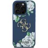 Etui GUESS Grained Roses Big 4G Logo do Apple iPhone 16 Pro Niebieski Model telefonu iPhone 16 Pro