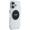 Etui GUESS IML Metal Colored Circle Classic Logo MagSafe do Apple iPhone 16 Czarny Kompatybilność Apple iPhone 16