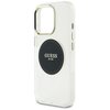 Etui GUESS IML Metal Colored Circle Classic Logo MagSafe do Apple iPhone 16 Pro Max Przezroczysto-czarny Typ Etui nakładka