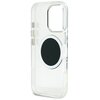Etui GUESS IML Metal Colored Circle Classic Logo MagSafe do Apple iPhone 16 Pro Max Przezroczysto-czarny Gwarancja 24 miesiące