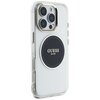 Etui GUESS IML Metal Colored Circle Classic Logo MagSafe do Apple iPhone 16 Pro Przezroczysto-czarny Kompatybilność Apple iPhone 16 Pro