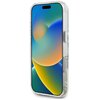 Etui GUESS IML Metal Colored Circle Classic Logo MagSafe do Apple iPhone 16 Pro Przezroczysto-czarny Dominujący kolor Przezroczysto-czarny