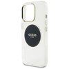 Etui GUESS IML Metal Colored Circle Classic Logo MagSafe do Apple iPhone 16 Pro Przezroczysto-czarny Typ Etui nakładka