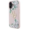 Etui GUESS Grained Roses Big 4G Logo do Apple iPhone 16 Różowy Seria telefonu iPhone
