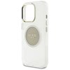 Etui GUESS IML Metal Colored Circle Classic Logo MagSafe do Apple iPhone 16 Pro Szary Typ Etui nakładka