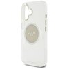 Etui GUESS IML Metal Colored Circle Classic Logo MagSafe do Apple iPhone 16 Szary Typ Etui nakładka