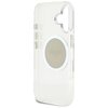 Etui GUESS IML Metal Colored Circle Classic Logo MagSafe do Apple iPhone 16 Szary Gwarancja 24 miesiące