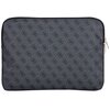 Etui na laptopa GUESS Sleeve 4G Zipper Pocket Triangle Logo 14 cali Czarny Pasuje do laptopa [cal] 14