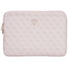 Etui na laptopa GUESS Sleeve 4G Zipper Pocket Triangle Logo 14 cali Różowy