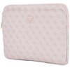 Etui na laptopa GUESS Sleeve 4G Zipper Pocket Triangle Logo 14 cali Różowy Funkcje dodatkowe Kieszeń na dokumenty