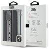 Etui KARL LAGERFELD Saffiano Athleisure Stripes Cord do Apple iPhone 15 Pro Czarno-różowy Marka telefonu Apple