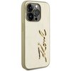 Etui KARL LAGERFELD Wrinkled Metal Signature do Apple iPhone 15 Pro Max Złoty Kompatybilność Apple iPhone 15 Pro Max
