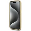 Etui KARL LAGERFELD Wrinkled Metal Signature do Apple iPhone 15 Pro Max Złoty Dominujący kolor Złoty