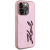 Etui KARL LAGERFELD Wrinkled Metal Signature do Apple iPhone 15 Pro Różowy Kompatybilność Apple iPhone 15 Pro