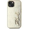 Etui KARL LAGERFELD Wrinkled Metal Signature do Apple iPhone 15 Złoty Model telefonu iPhone 15