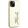 Etui KARL LAGERFELD Wrinkled Metal Signature do Apple iPhone 15 Złoty Kompatybilność Apple iPhone 15