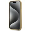 Etui KARL LAGERFELD Wrinkled Metal Signature do Apple iPhone 15 Złoty Dominujący kolor Złoty