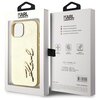 Etui KARL LAGERFELD Wrinkled Metal Signature do Apple iPhone 15 Złoty Marka telefonu Apple