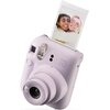 Aparat FUJIFILM Instax Mini 12 Fioletowy + Pokrowiec + Ramki na zdjęcia Wbudowana lampa Tak