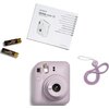 Aparat FUJIFILM Instax Mini 12 Fioletowy + Pokrowiec + Ramki na zdjęcia Ogniskowa obiektywu [mm] 60