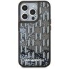 Etui KARL LAGERFELD Liquide Glitter Monogram Gradient do Apple iPhone 15 Pro Czarny Model telefonu iPhone 15 Pro