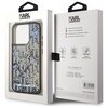 Etui KARL LAGERFELD Liquide Glitter Monogram Gradient do Apple iPhone 15 Pro Czarny Marka telefonu Apple