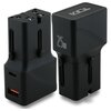 Ładowarka podróżna TUMI Travel Adapter Czarny + Kabel USB-C