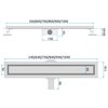 Odpływ liniowy REA Neox Pro G5807 60 cm Rodzaj produktu Liniowy