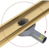 Odpływ liniowy REA Neox Pro G2702 Złoty szczotkowany 70 cm Materiał Stal nierdzewna