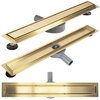 Odpływ liniowy REA Neox Pro G2703 Złoty szczotkowany 80 cm Materiał Stal nierdzewna