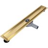 Odpływ liniowy REA Neox Pro G2703 Złoty szczotkowany 80 cm Szerokość [cm] 11