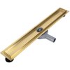 Odpływ liniowy REA Neox Pro G2701 Złoty szczotkowany 60 cm Głębokość [cm] 5.5