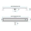 Odpływ liniowy REA Neox Pro G2701 Złoty szczotkowany 60 cm Rodzaj produktu Liniowy
