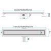 Odpływ liniowy REA Neox Pro G5809 80 cm Rodzaj produktu Liniowy