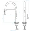 Bateria KUCHINOX Siluetto BQU 778D Chrom/czarny Rodzaj baterii Jednodźwigniowa