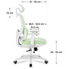 Fotel MARK ADLER Junior 6.3 Zielony Materiał Siatka mesh