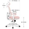 Fotel MARK ADLER Junior 6.3 Różowy Materiał Tkanina