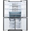 Lodówka SHARP SJ-MP780D-BS Side by Side No Frost 183cm 4D Icon Plasmacluster Srebrna Pojemność [l] 366 chłodziarka + 206 zamrażarka