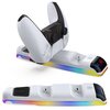 Stacja dokująca DOBE TP5-3597 RGB Biały Kompatybilność Kontroler do PS5