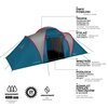 Namiot NILS CAMP Highland NC6031 Jasnoszary Wymiary [mm] 2100 x 2000 x 5700