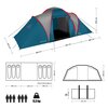 Namiot NILS CAMP Highland NC6031 Jasnoszary Materiał zewnętrzny Poliester 190T