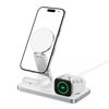 Ładowarka indukcyjna TECH-PROTECT QI15W-A47 3w1 MagSafe Biały Moc [W] 3