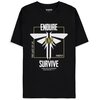 Koszulka DIFUZED The Last Of Us - Endure and Survive (rozmiar 2XL) Czarny