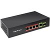 Switch QOLTEC 52296 Fast Ethernet 6 portów Funkcja PoE