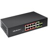 Switch QOLTEC 52296 Fast Ethernet 11 portów Funkcja PoE